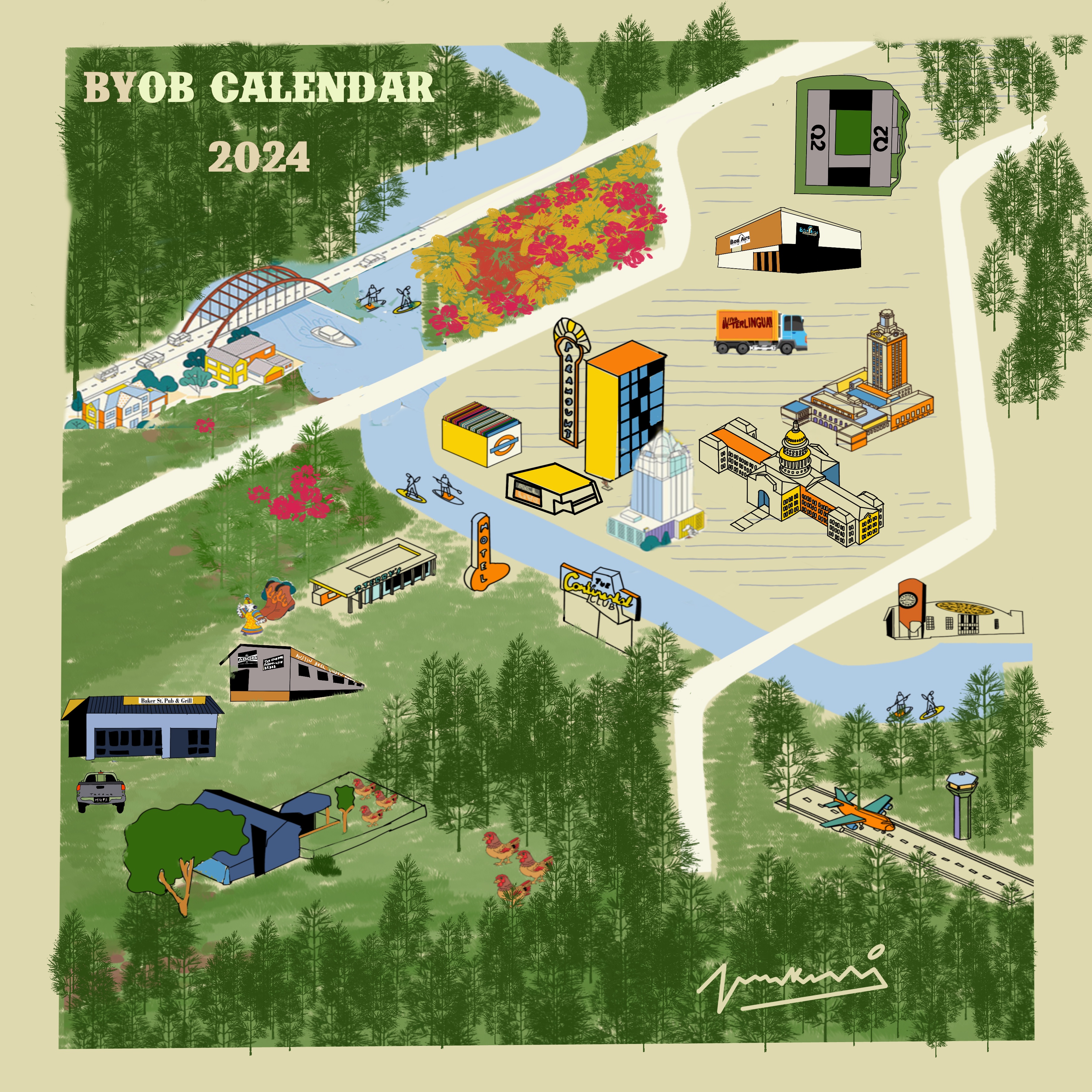 Custom Calendar 2024
